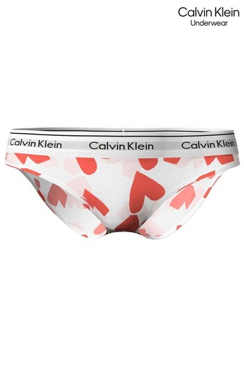 Calvin rba Klein Orange Modern Cotton Vday Full Figure Bikini (C45973) | £25