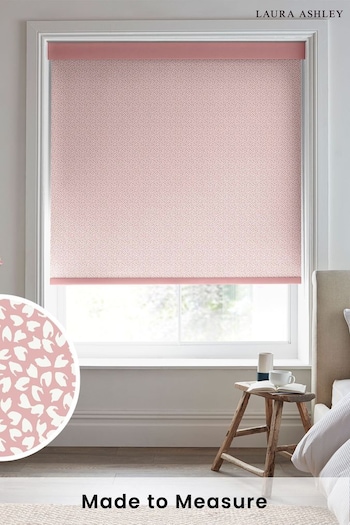 Laura Ashley Blush Pink Sycamore Made To Measure Roller Blind (C46503) | £58