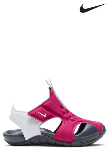 Nike Fuschia Pink Sunray Protect Infant Sandals (C46544) | £28