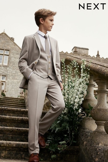 Taupe Brown Suit: Trousers (12mths-16yrs) (C46558) | £20 - £35