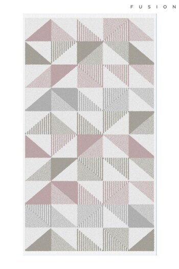 Fusion Pink Hendra Jacquard Towel (C46756) | £10 - £16