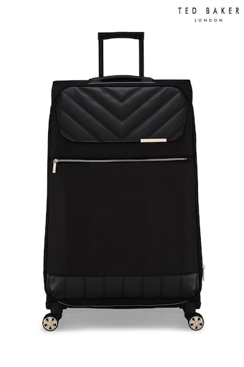 Ted Baker Black Albany Eco Large Suitcase (C47040) | £365