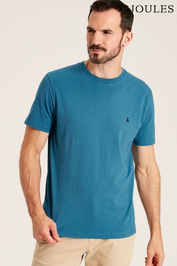 Joules Denton Blue Plain Jersey T-Shirt (C47380) | £24.95