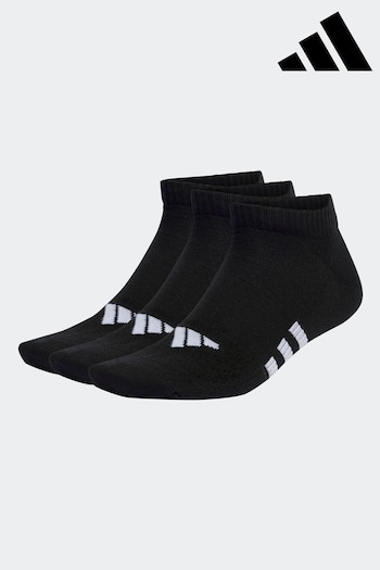 adidas neo Black Light Low Socks 3 Pairs (C47579) | £12
