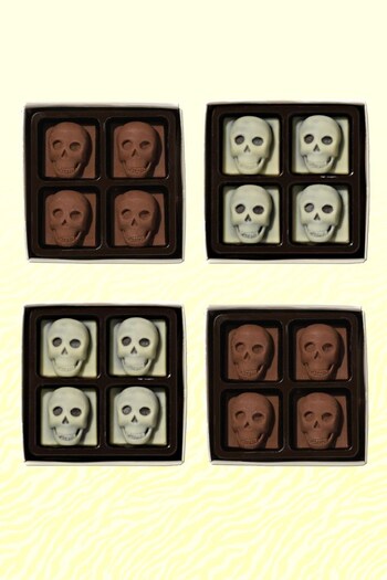 Choc on Choc 4 Pack Chocolate Mini Skulls (C47668) | £27
