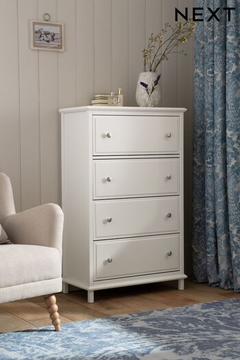 Cream Carrington Painted Tall Chest of Drawers (C47747) | £499