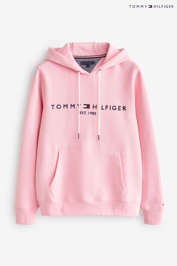 Tommy Hilfiger Pink Tommy Logo Hoodie (C47798) | £110
