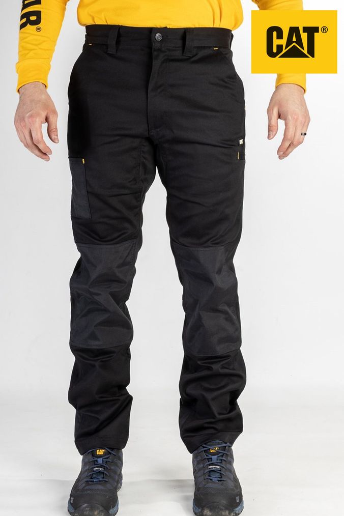 Buy Men s Caterpillar Cargo Black Regular Online Next UK