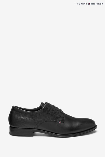 Tommy Hilfiger Casual Black Leather Shoes air (C47986) | £75