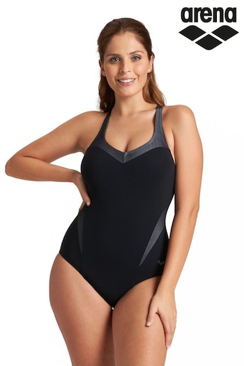 Arena Womens Bodylift Isabel B-Cup Black Swimsuit (C48004) | £57