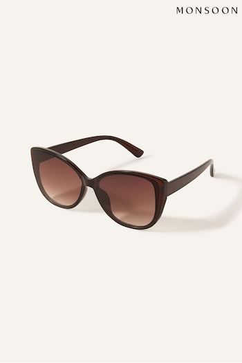 Monsoon Brown Cateye Sunglasses (C48095) | £15