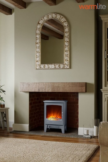 Warmlite Grey Grey Log Fire Stove (C48312) | £100