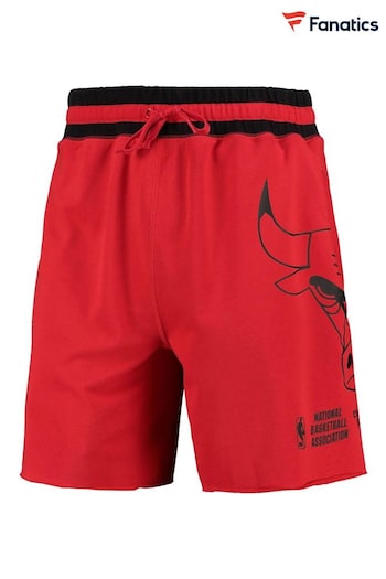 Nike Red Fanatics Chicago Bulls green Nike Courtside Fleece Short (C48349) | £55