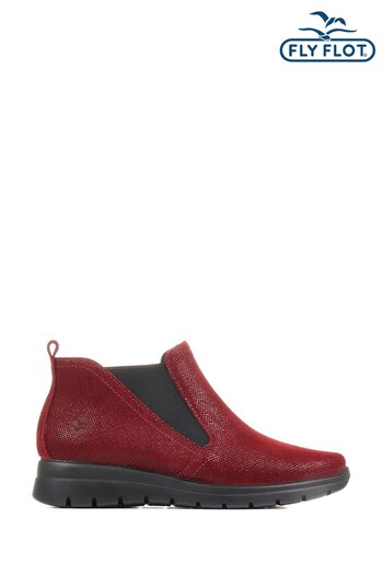 Fly Flot Red Slip-On Chelsea Boots (C48438) | £55
