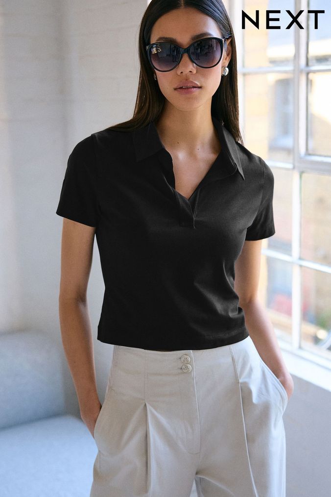 Ladies polo top t shirts online