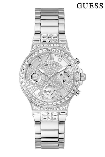 Guess fal05 Ladies Silver Moonlight Watch (C49061) | £169