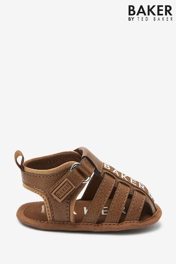 Baker by Ted Baker Tan Brown Fisherman Sandal Padders (C49363) | £18