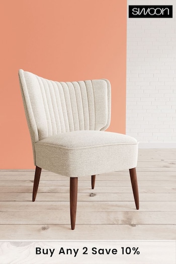 Swoon Houseweave Natural Chalk Duke Chair (C49490) | £439