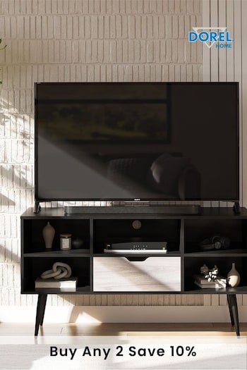 Dorel Home Black Europe Copley TV Stand 55in (C49525) | £450