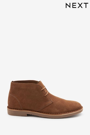 Tan Brown Desert ELASTIC Boots (C49539) | £52