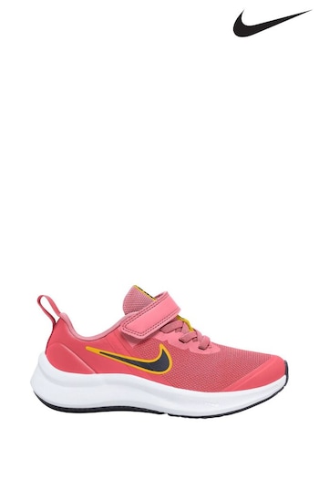 Nike Coral Pink Star Runner 3 Junior Trainers (C4L436) | £35