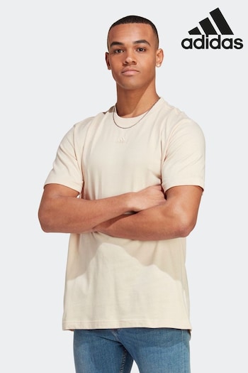 adidas Brown Flyerwear ALL SZN T-Shirt (C50199) | £23