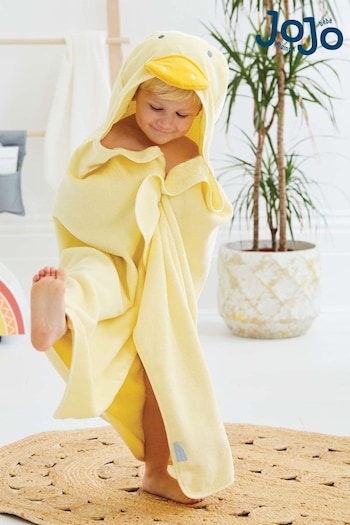 JoJo Maman Bébé Yellow Duck Large Hooded Towel (C50363) | £24