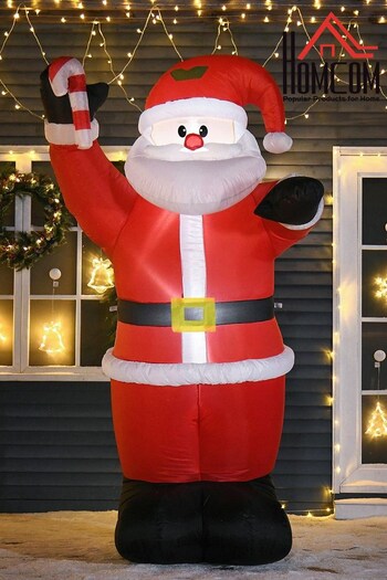 Homcom Red Inflatable Santa Decoration (C50498) | £55