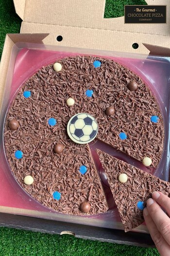 The Gourmet Chocolate Pizza Co No Colour Football Chocolate 10 inch Pizza (C50613) | £18