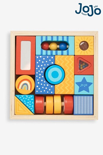 JoJo Maman Bébé Wooden Sensory Blocks (C50695) | £24