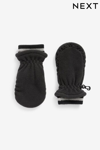 Black Fleece Mittens (3mths-6yrs) (C50722) | £6 - £7