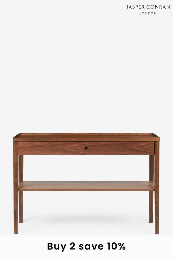 Jasper Conran London Brown Belgrave Walnut Console Table (C51094) | £450