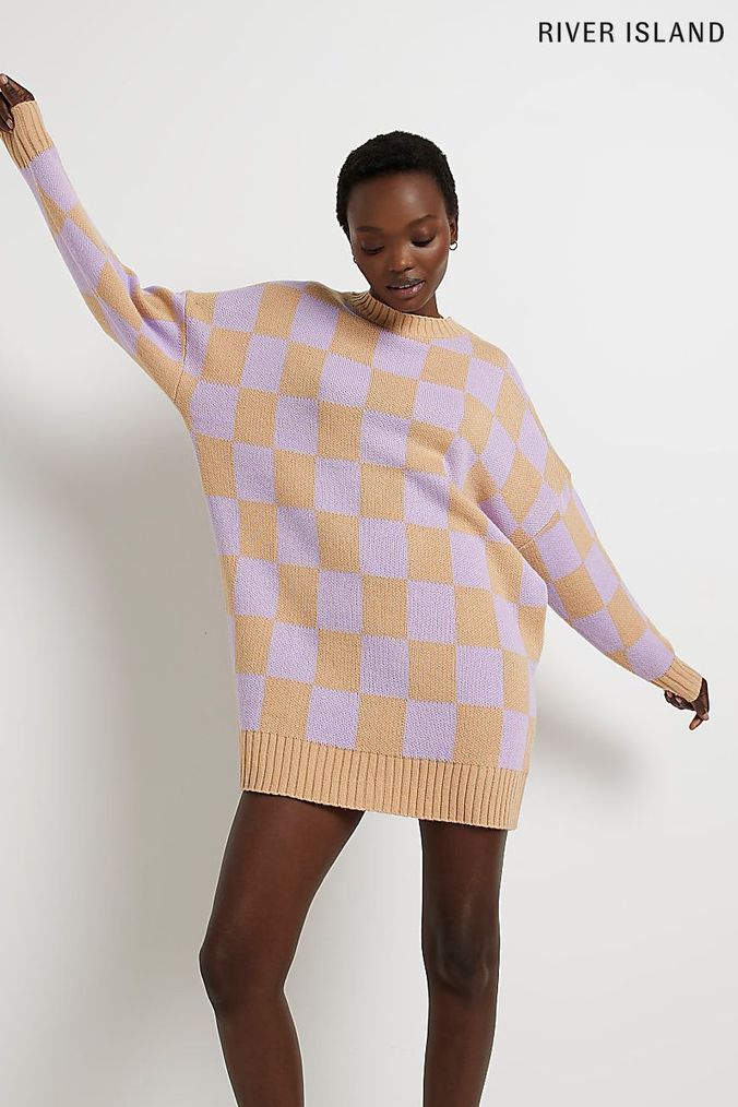 Buy Women s Purple Jumper Dress Dresses Online Next UK