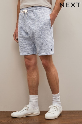 Light Blue Marl Soft Fabric Jersey Shorts (C51248) | £22