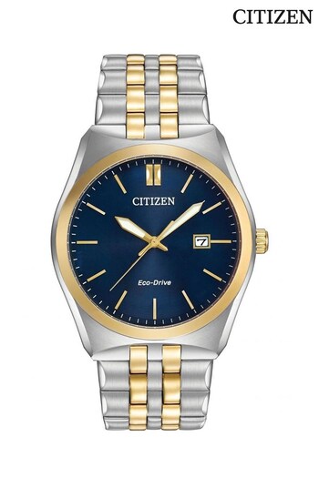 Citizen Gents Silver Tone Eco-Drive Bracelets Dress Watch (C51260) | £219