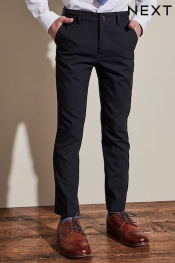Navy Blue Skinny Fit Suit Trousers (12mths-16yrs) (C51480) | £19 - £31