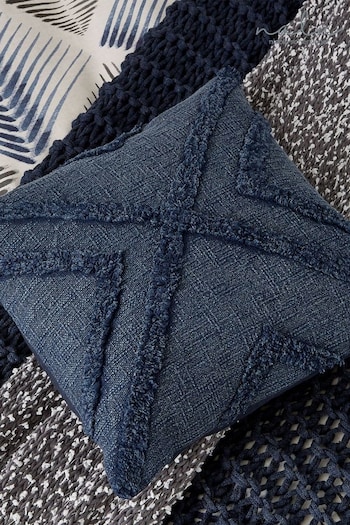 Nalu Nicole Scherzinger Blue Pono Cushion (C51556) | £45