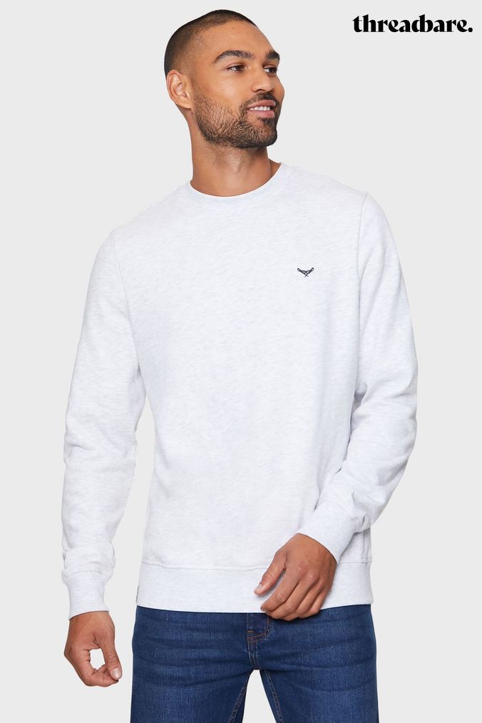 Men White Sweat Tops Next Official Site