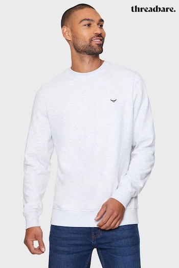 Threadbare White Crew Neck Sweatshirt (C51610) | £20