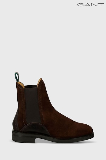 GANT Aimlee Chelsea Brown Boots Shimano (C51613) | £155