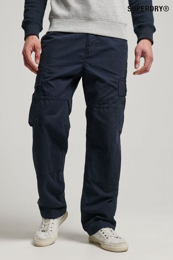 Superdry Eclipse Navy Regular Cargo Utility Trousers (C51620) | £60