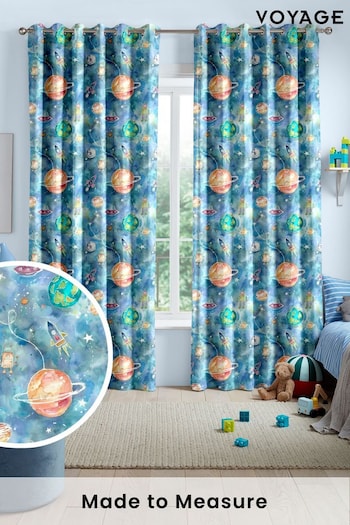 Voyage Sky Kids Out Of This World Made To Measure Curtains (C51724) | £100