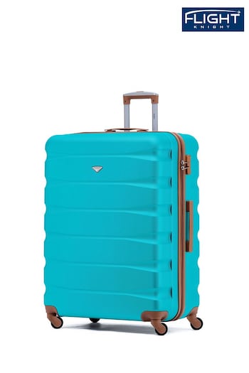 Flight Knight Large Hardcase Lightweight Check In Suitcase With 4 Wheels (C52182) | £80