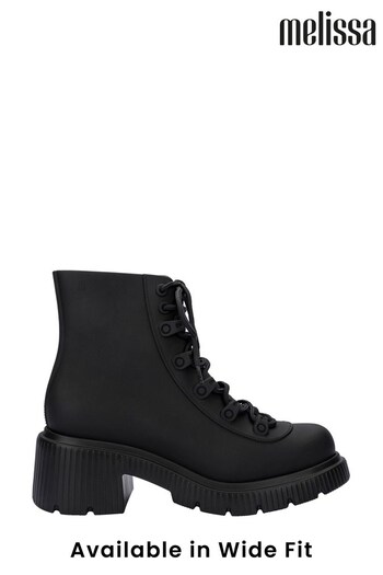 Melissa Black Lace Up Boots (C52250) | £120