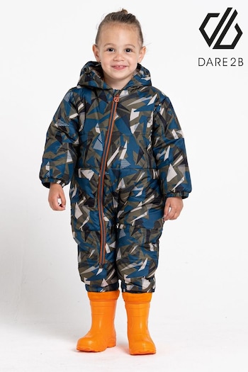 Khaki Green Dare 2b x SneakersbeShops Kids Toboggan Waterproof Snowsuit (C52273) | £55