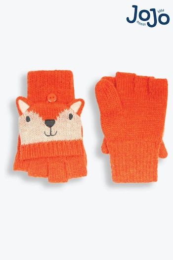 JoJo Maman Bébé Rust Fox Gloves (C52393) | £15.50