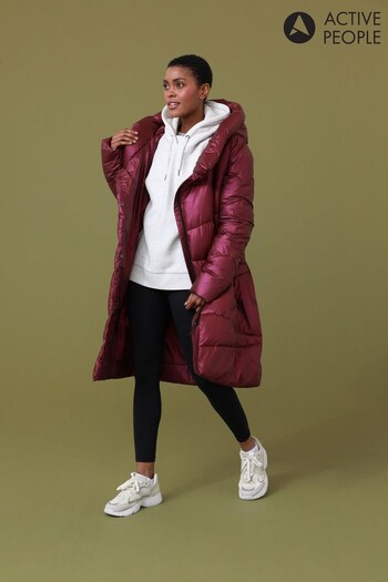 Active People Womens Berry Pink Weather Storm Padded Jacket (C52641) | £120