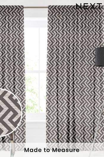 Grey Amble Made To Measure Curtains (C52642) | £109