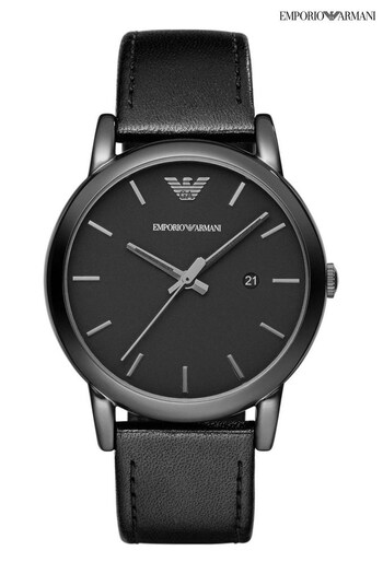 Emporio Armani zwart Gents Luigi Classic Watch (C52653) | £179