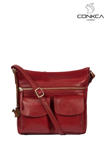 Conkca Bon Leather Cross-Body Bag (C52698) | £70
